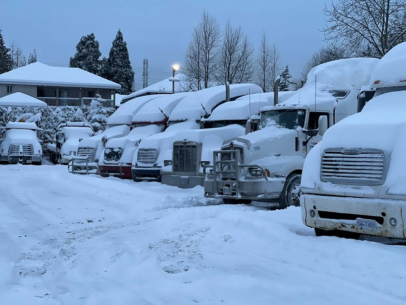 Vancouver Island ਵਿਚ ਬੀਤੀ ਰਾਤ ਹੋਈ ਬਰਫਬਾਰੀ ਕਾਰਨ ਸਮੁੱਚਾ ਜਨਜੀਵਨ ਪ੍ਰਭਾਵਿਤ